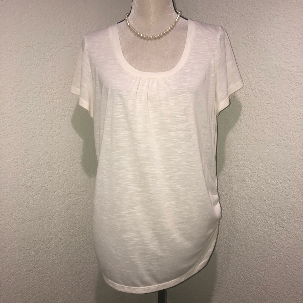 Short sleeve pull on top
